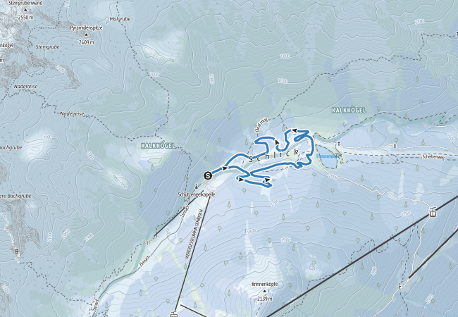 Schlick Langlaufroute
